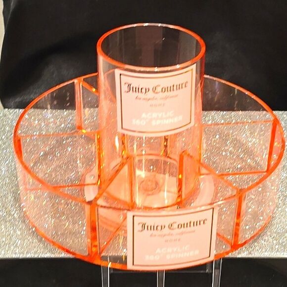 Juicy Couture Home Pink Acrylic 360° Spinner - Picture 3 of 9
